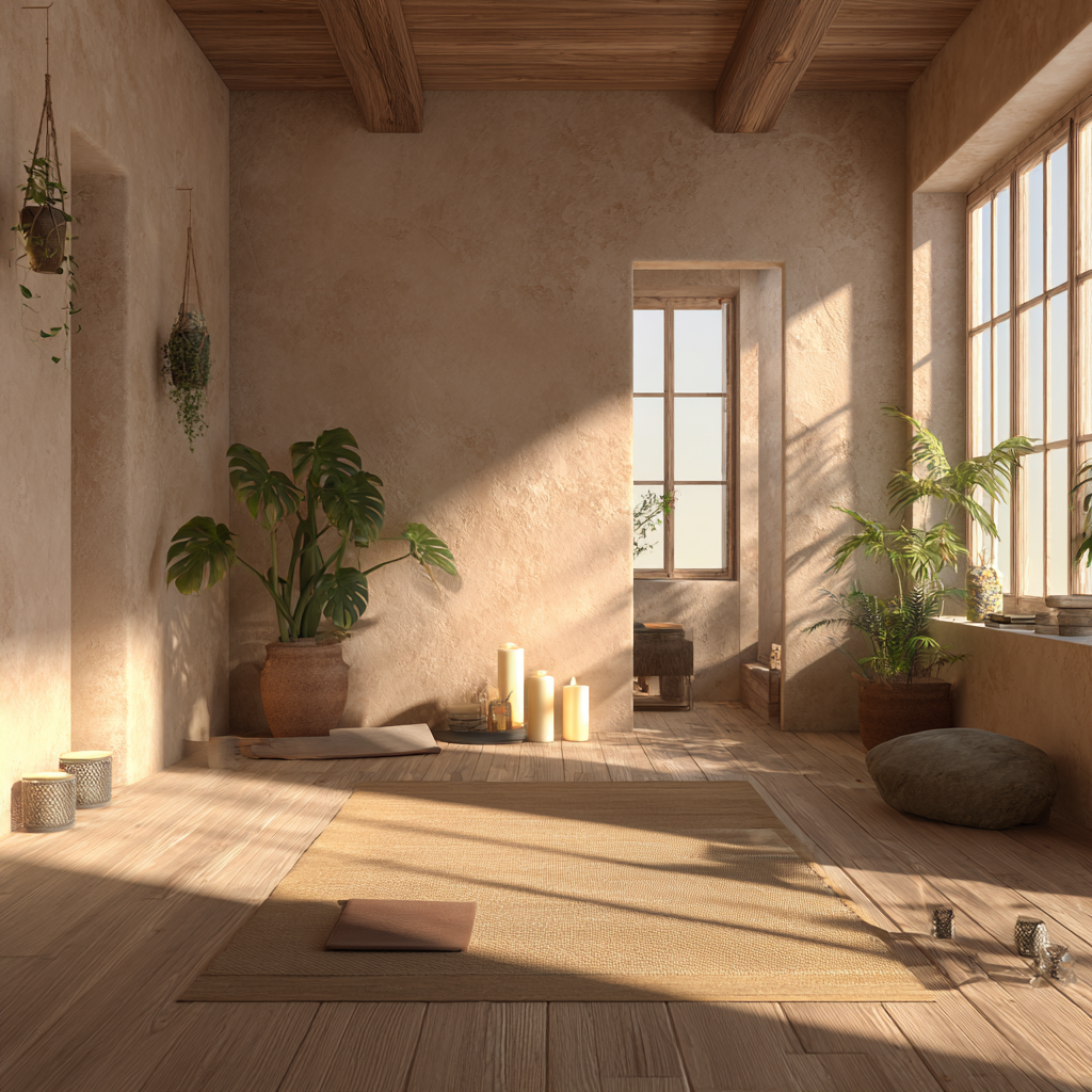 Інструктор йоги проводить індивідуальну консультацію